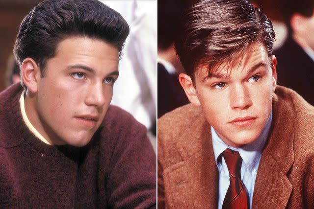 <p>Maximum Film / Alamy; Myles Aronowitz/Paramount/Kobal/Shutterstock</p> Matt Damon and Ben Affleck in 'School Ties'