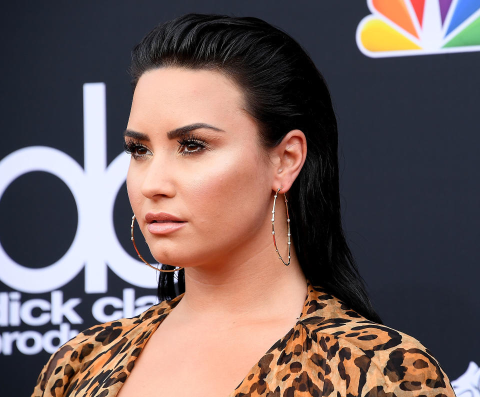 Demi was rushed to hospital following reports of a suspected overdose yesterday.Photo: Getty