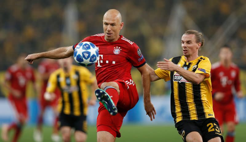 FILE PHOTO: Champions League - Group Stage - Group E - AEK Athens v Bayern Munich