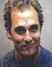 Matthew McConaughey The future Oscar-winner was arrested by Texas police in 1999 when neighbours complained about noise coming from his house. He was found naked playing the bongos, and was charged with marijuana possession.