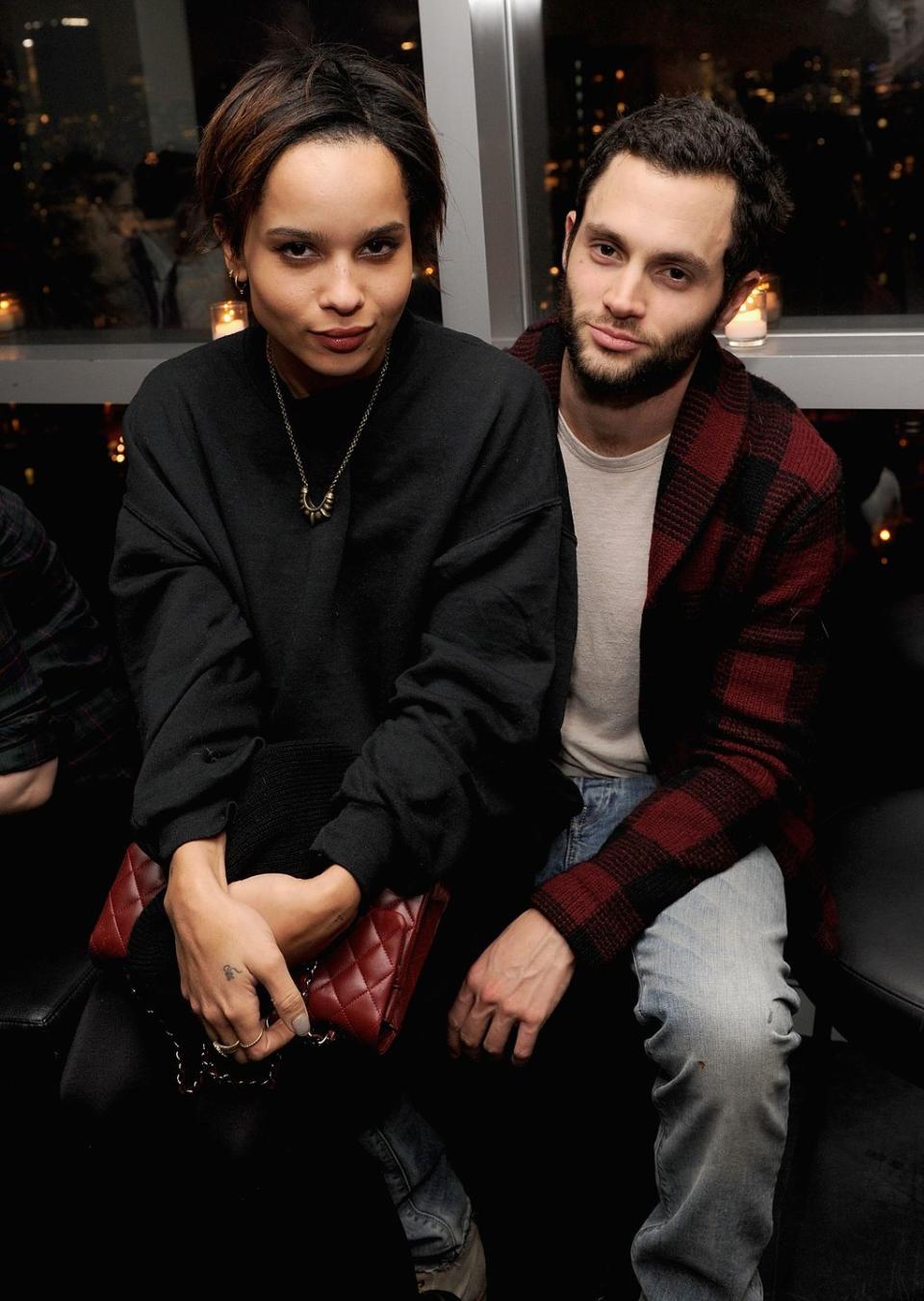 Zoë Kravitz and Penn Badgley