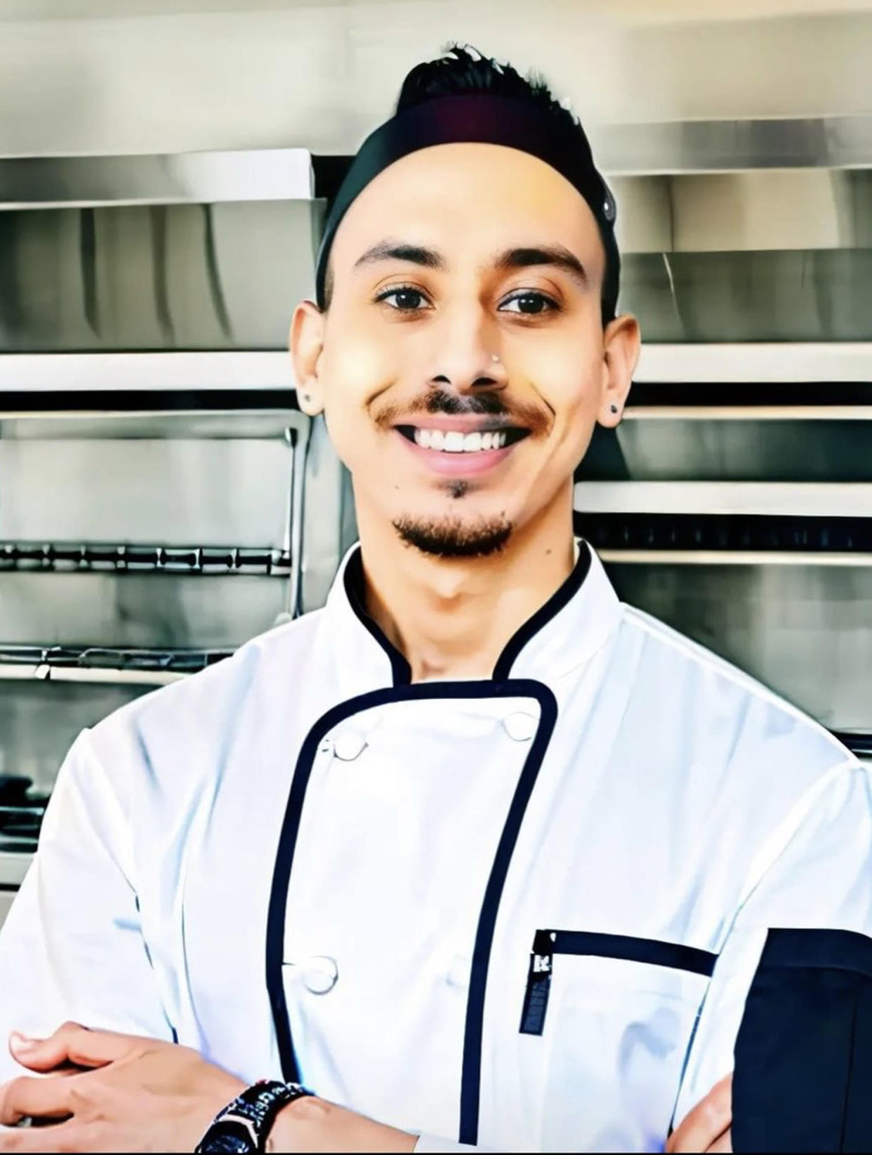 Chris Lopez, a chef in Dallas, Texas, was diagnosed with colon cancer at 30. (Courtesy Chris Lopez)