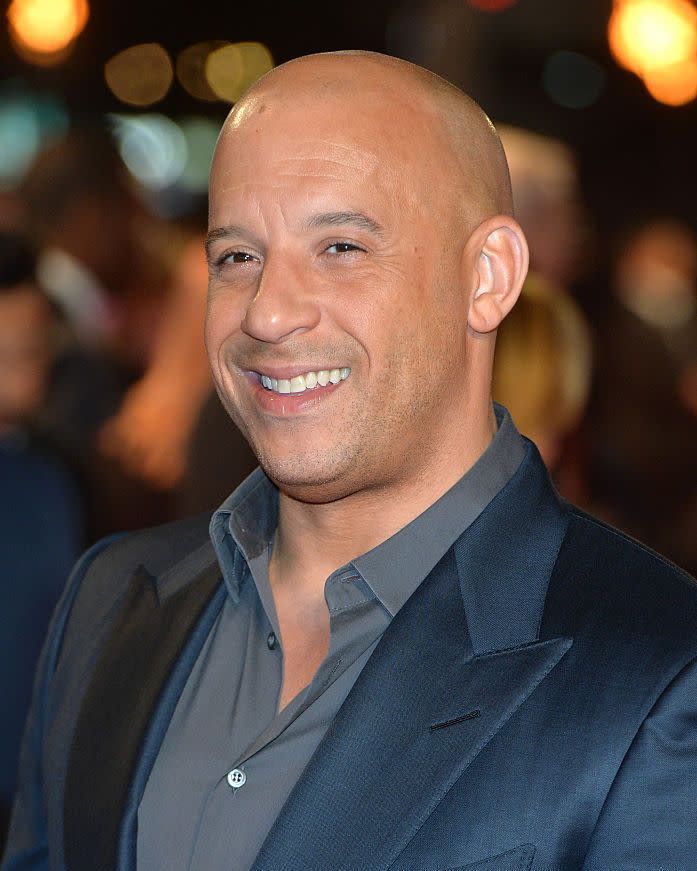 Vin Diesel (head that's bare)