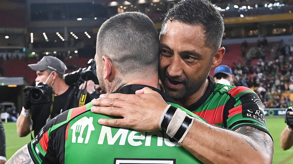 NRL veteran Benji Marshall is likely to retire after next week's grand final, after joining South Sydney on a one-year deal at the beginning of the year. (Photo by Bradley Kanaris/Getty Images)