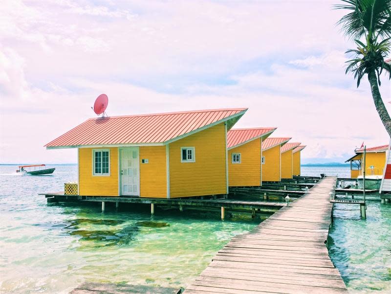 Houses in Bocas del Toro, Panama