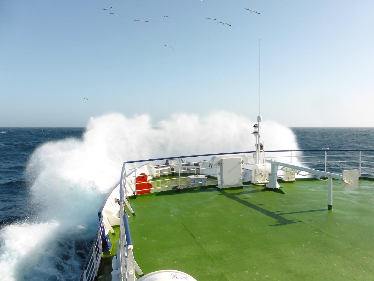 Encounters between cruise ships and extreme storms tend to be rare - This content is subject to copyright.