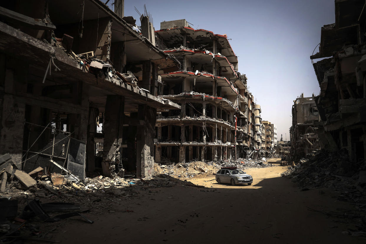 Destruction in Khan Younis, southern Gaza (AFP via Getty Images)