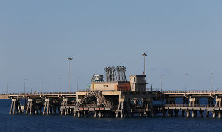 FILE PHOTO: A view shows the industrial zone at the oil port of Ras Lanuf, Libya January 11, 2017. REUTERS/Esam Omran Al-Fetori/File Photo