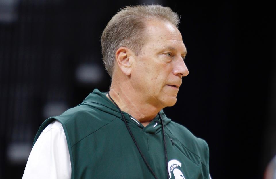 Tom Izzo spoke Friday on the sentencing hearing of former MSU doctor Larry Nassar. (AP)