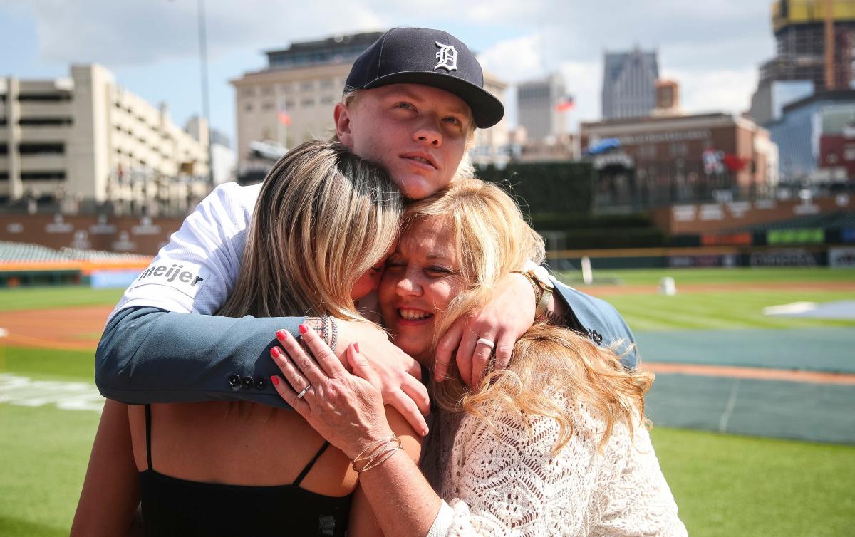 Detroit Tigers draft pick Max Clark gets close look at what team hopes is his future