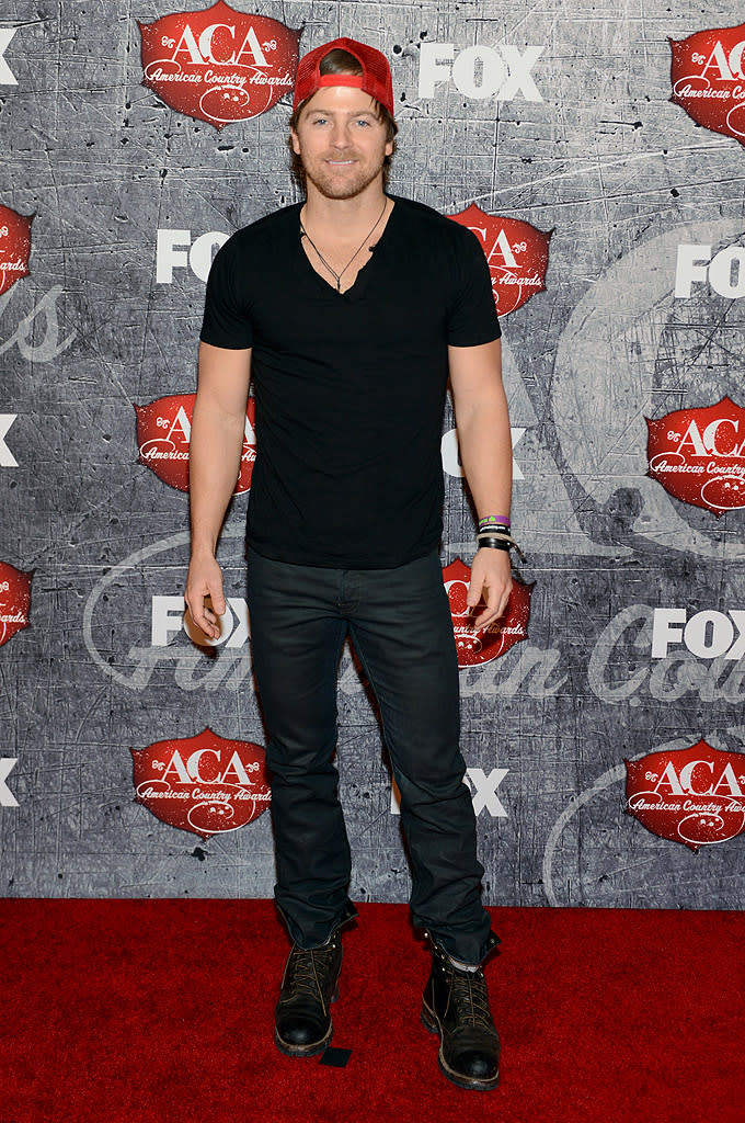 There's always someone at an awards show who looks like they made a last-minute decision to attend – like maybe he just wandered in off the street where they were running errands. At the ACAs, that person was singer Kip Moore, who was actually up for three of the fan-voted awards.