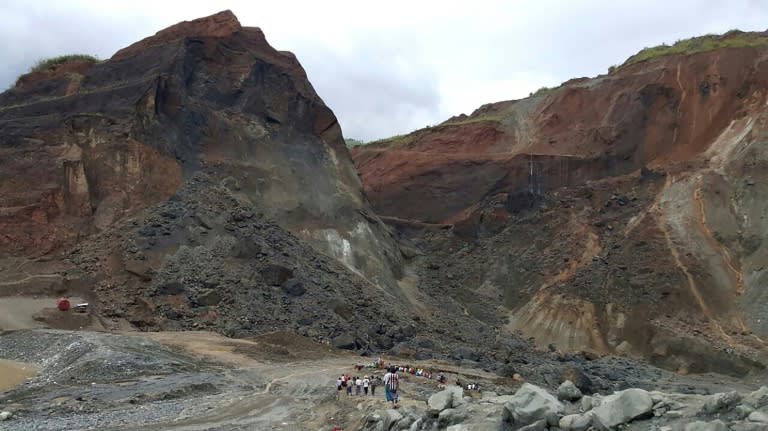 The 8.7 ton jade boulder was unearthed at a mine in Hpakant, Kachin State