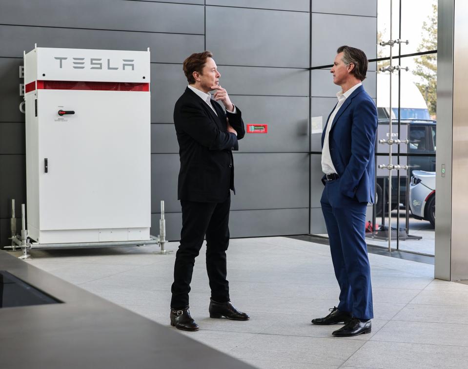 Tesla CEO Elon Musk and California Governor Gavin Newsom announced that Austin-based Telsa would be expanding in California with a new Palo Alto engineering and AI headquarters. The company's main headquarters will remain in Central Texas.