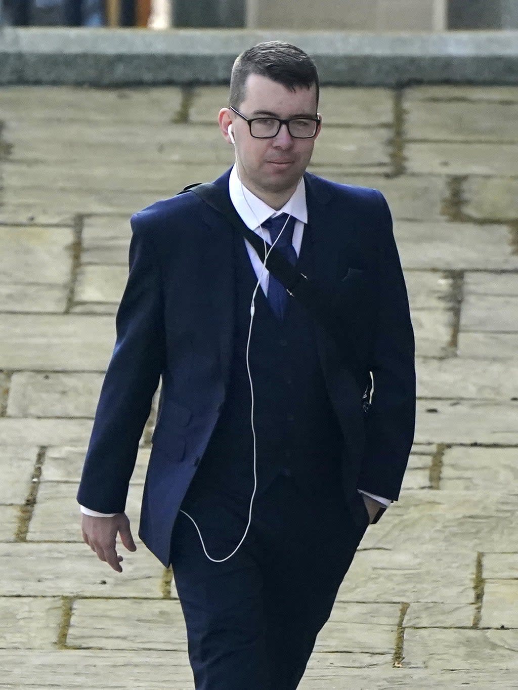 Alex Davies is accused of being a member of a proscribed neo-Nazi organisation (Andrew Matthews/PA) (PA Wire)