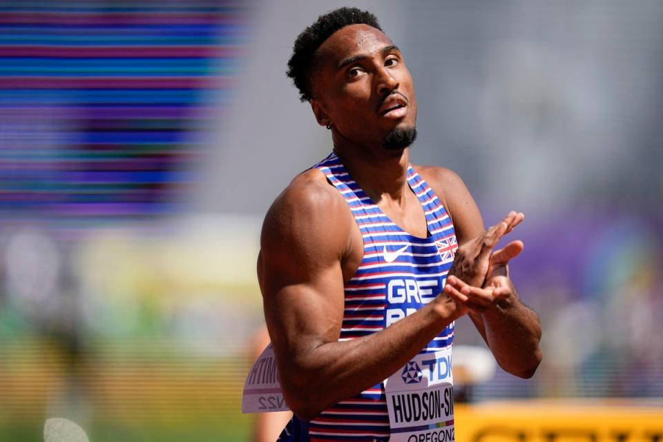 The European champion clocked 44.66 seconds to finish behind the USA’s Michael Norman Kirani James of Grenada (Ashley Landis/AP) (AP)