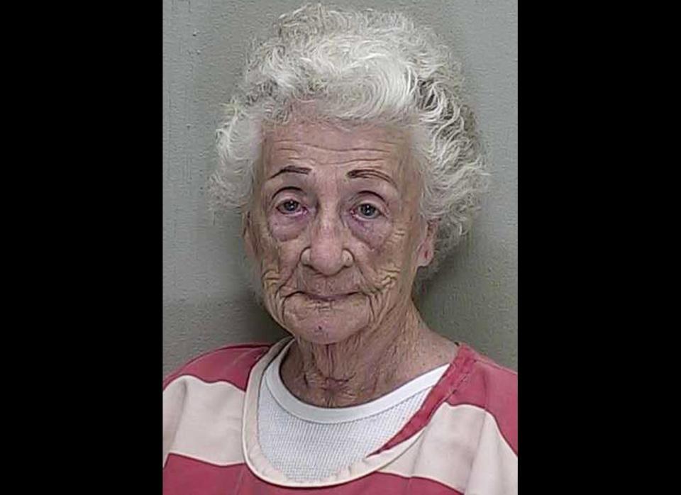 It was almost a kiss of death. Deputies in Florida say 92-year-old Helen Staudinger opened fire on her neighbor's house after the much younger resident refused to give her a kiss. Investigators at the Marion County Sheriff's Office claim Staudinger refused to leave 53-year-old Dwight Bettner unless her neighbor gave her a kiss. She allegedly returned with a gun. 