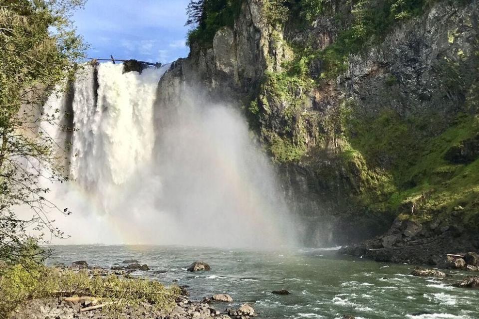 The walk to the bottom of Snoqualmie Falls is worth it