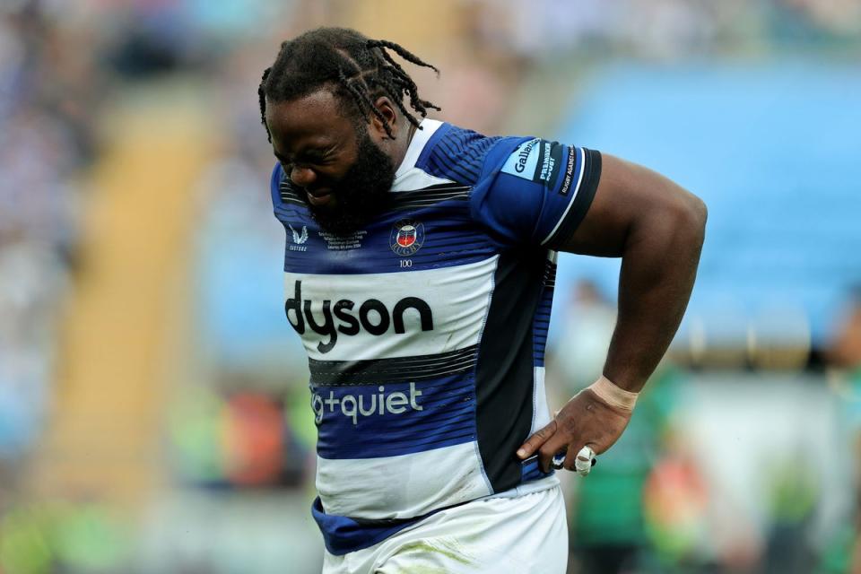 Obano was rightly dismissed for a high-head tackle (Getty Images)