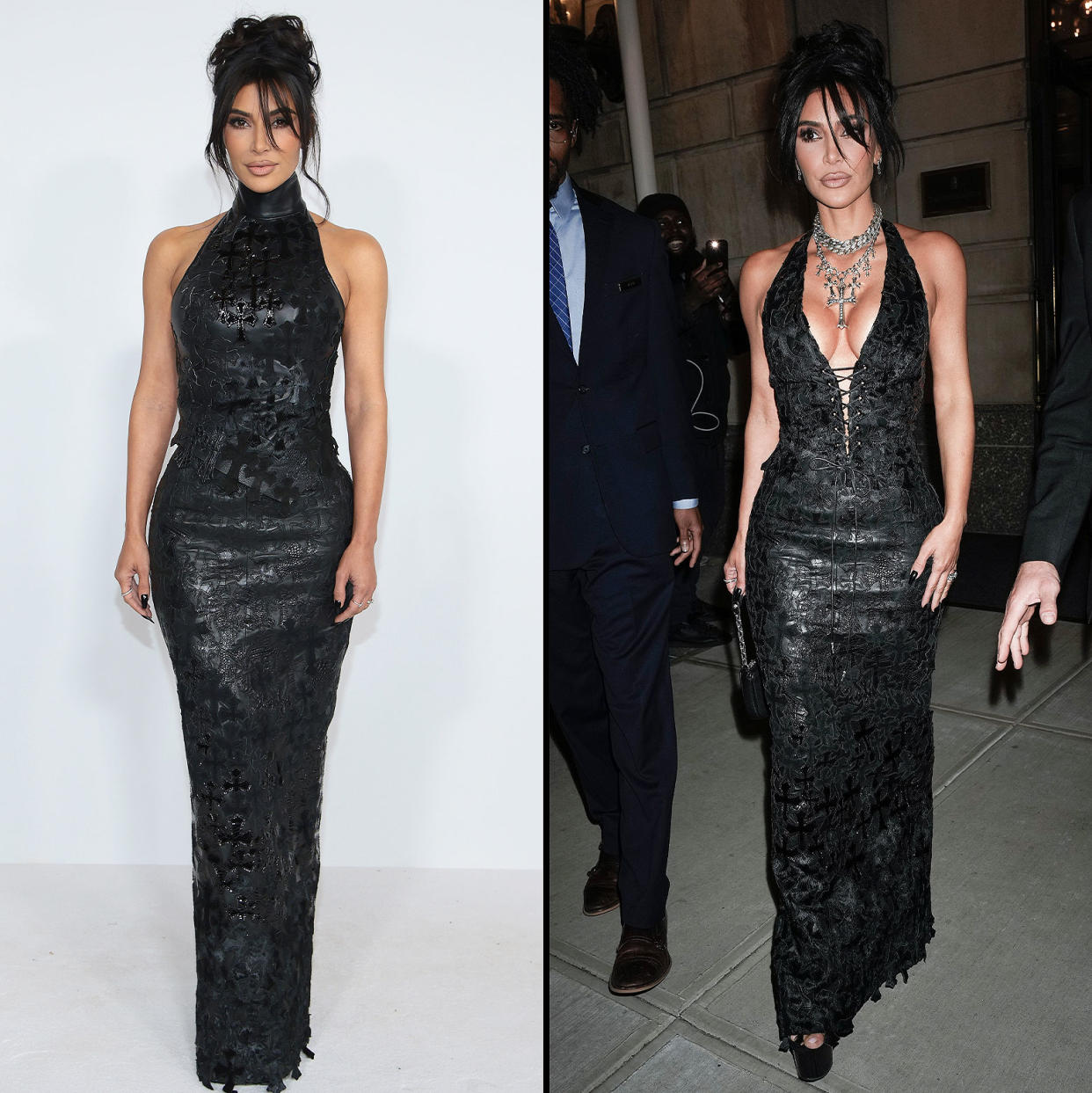 Kim Kardashian Wears Nearly Identical Dresses to CFDA Awards and Odell Beckhams Birthday Party