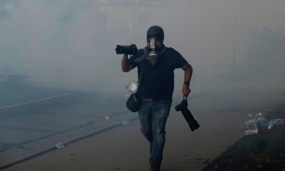 <span>Photograph: Carlos Barría/Reuters</span>