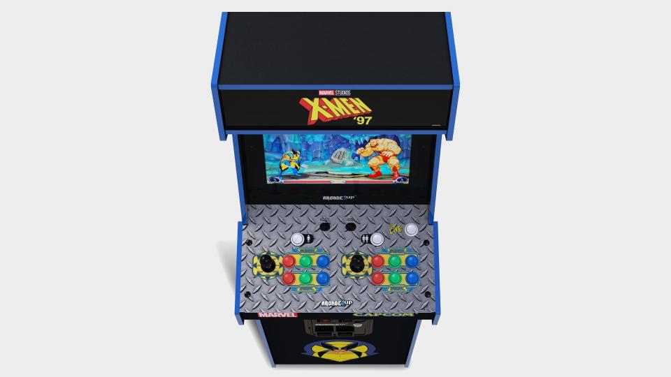 x-men arcade1up cabinet top view