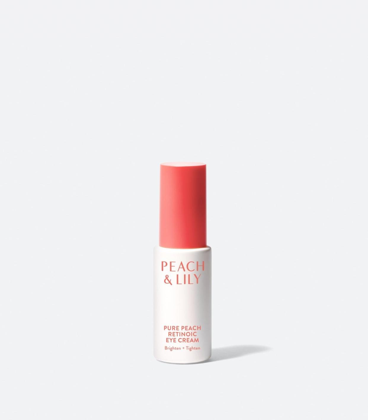 <p><a href="https://go.redirectingat.com?id=74968X1596630&url=https%3A%2F%2Fwww.peachandlily.com%2Fproducts%2Fpure-peach-retinoic-eye-cream&sref=https%3A%2F%2Fwww.prevention.com%2Fbeauty%2Fskin-care%2Fg46031828%2Fbest-eye-creams-for-wrinkles%2F" rel="nofollow noopener" target="_blank" data-ylk="slk:Shop Now;elm:context_link;itc:0;sec:content-canvas" class="link rapid-noclick-resp">Shop Now</a></p><p>Pure Peach Retinoic Eye Cream</p><p>peachandlily.com</p><p>$43.00</p>