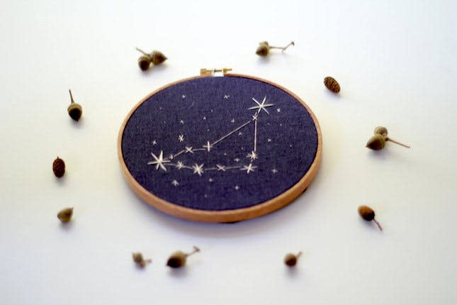 Capricorn Embroidery