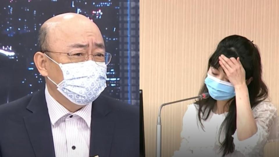 高嘉瑜被限制行動期間曾和郭正亮聯絡。（圖／TVBS資料畫面、翻攝自國會頻道官網）