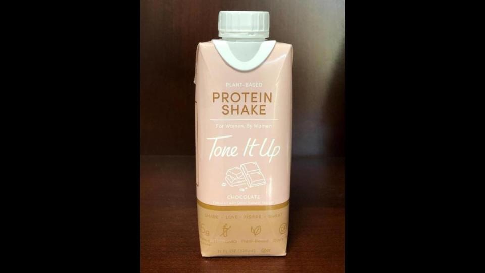 Tone It Up Plant-Based Protein Shakes chocolate and vanilla flavors have been recalled