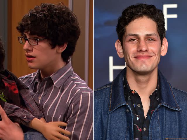 <p>Nickelodeon ; Alberto E. Rodriguez/Getty</p> Matt Bennett as Robbie Shapiro in 'Victorious' ; Matt Bennett attends the premiere of 'Finch' in November 2021.