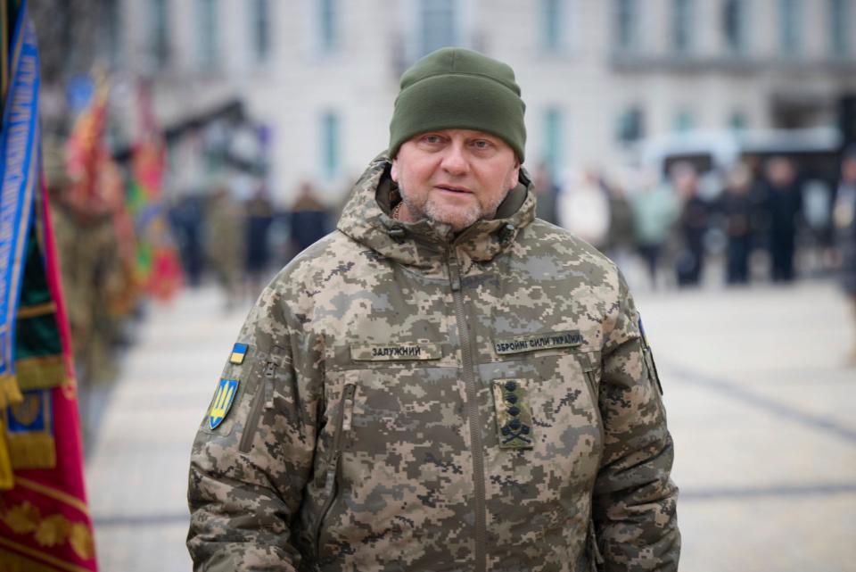 Walerij Saluschnyj ist seit Juli 2021 Oberbefehlshaber der ukrainischen Armee. - Copyright: picture alliance/ZUMAPRESS.com/Ukrainian Presidentia