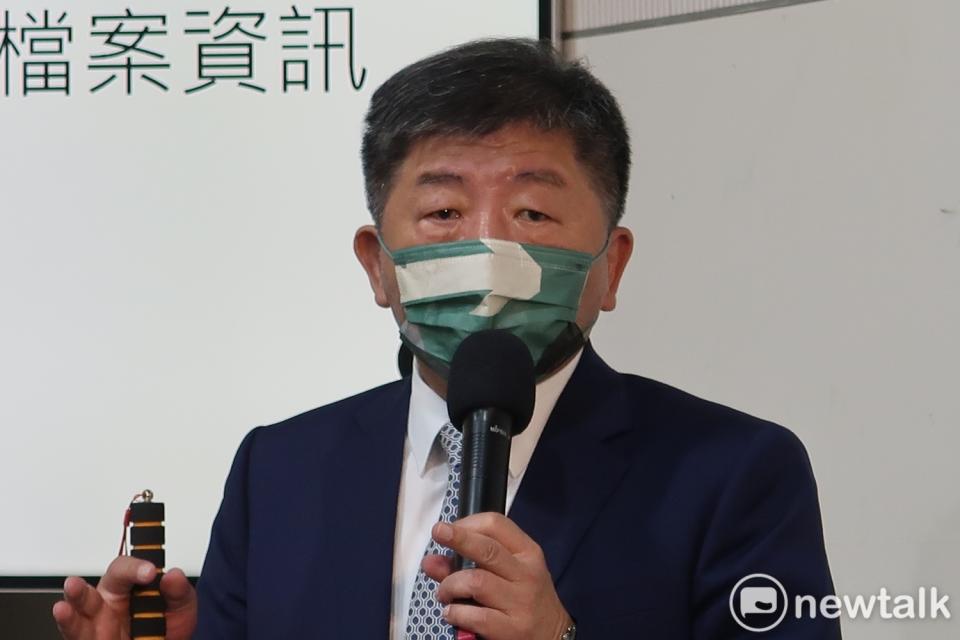 民進黨台北市長候選人陳時中17日說明大巨蛋的政策   圖：林朝億/攝