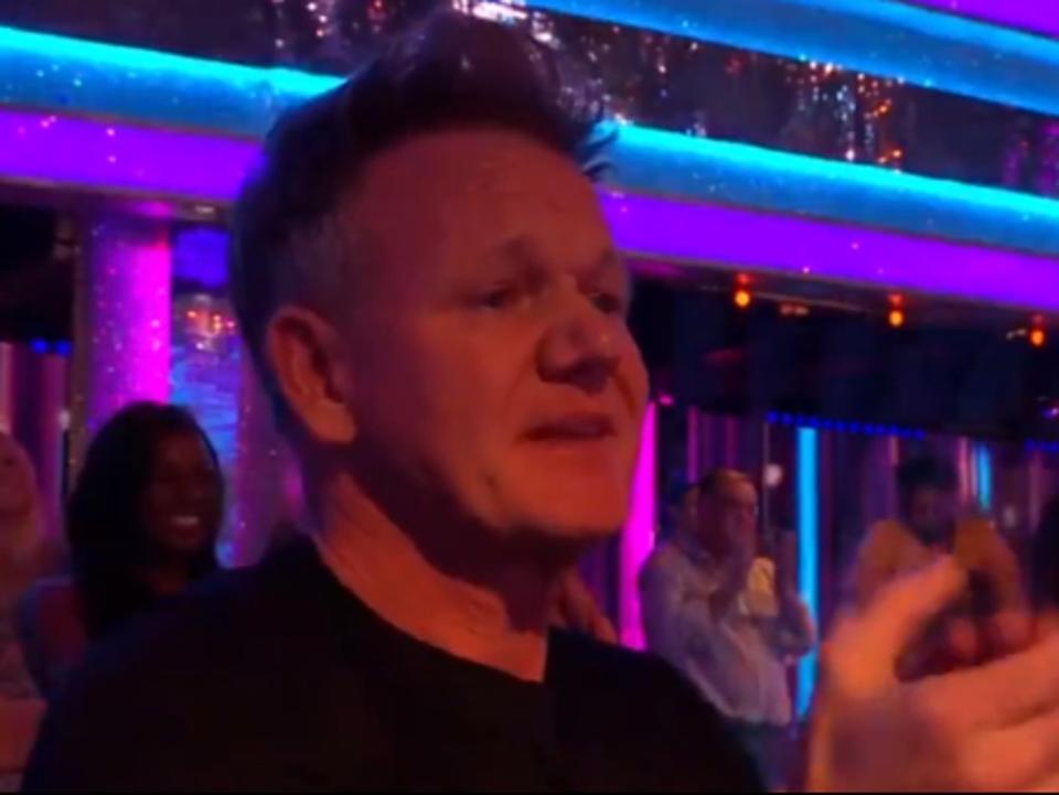 Gordon Ramsay moved to tears on ‘Strictly’ (BBC)