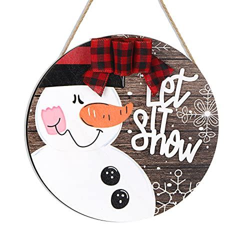 5) Let It Snow Door Sign