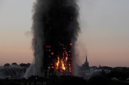 More than 80 people died in the the Grenfell Tower blaze (Picture:REUTERS/Toby Melville/File Photo)