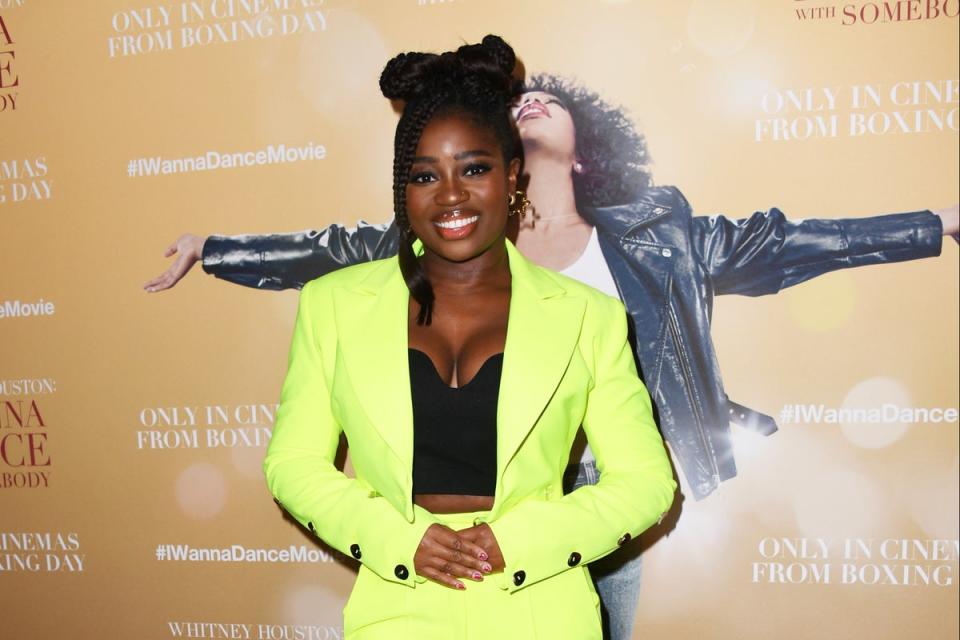 â€œI Wanna Dance With Somebodyâ€ London Premiere - VIP Arrivals: Clara Amfo (Jed Cullen/Dave Benett/WireImage)