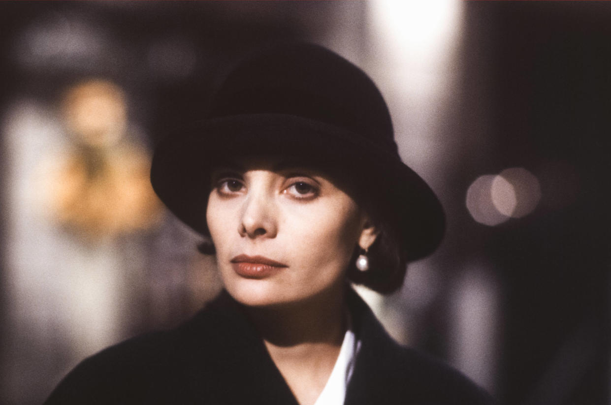 Marie Trintignant, ici sur le tournage du film de Claude Chabrol « Betty », en novembre 1991.