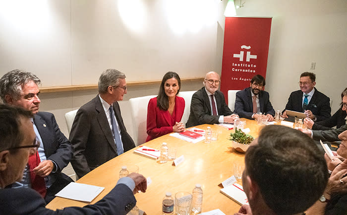 reina Letizia en Los Ángeles