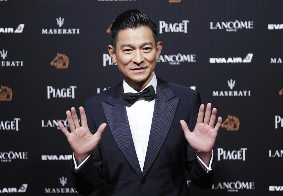 Hong Kong actor Andy Lau at the 55th Golden Horse Awards in Taipei. (Photo: AP)