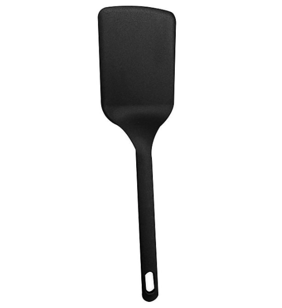 Nylon Solid Turner in Black. Image via Bed Bath and Beyond.