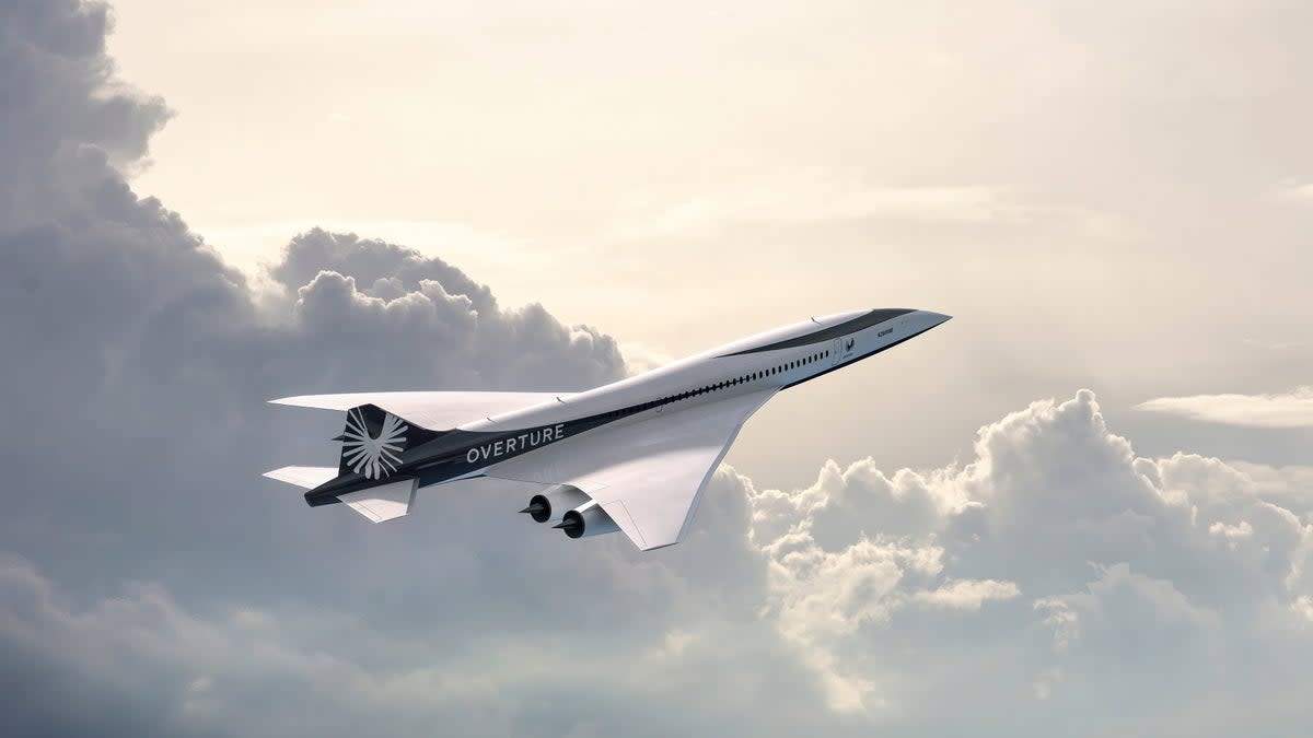 Concept art of the proposed Overture supersonic airliner under development by Boom Supersonic (Boom Supersonic)