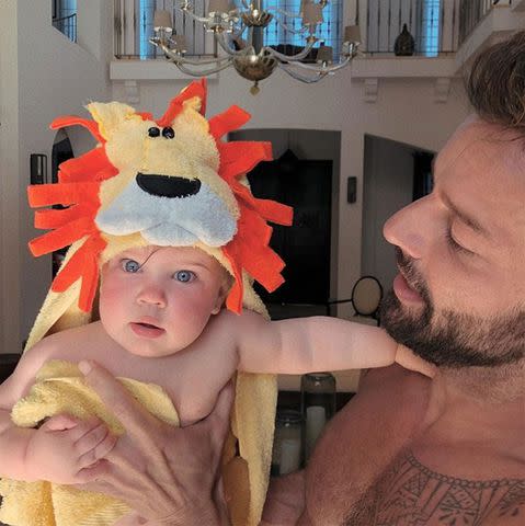 Ricky Martin/Instagram Ricky Martin and daughter Lucia