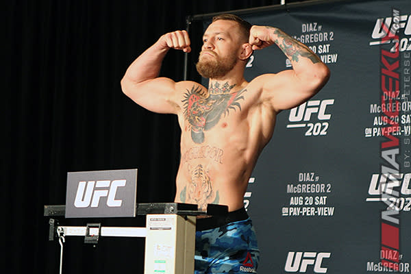 UFC 202 Weigh-in Results: Diaz vs. McGregor Rematch is Good to Go