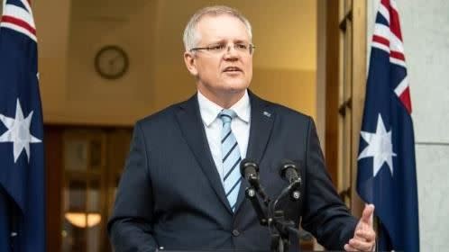 澳洲總理莫里森表態，支持台灣參與世界衛生大會（WHA）。（圖／翻攝自Scott Morrison Twitter）