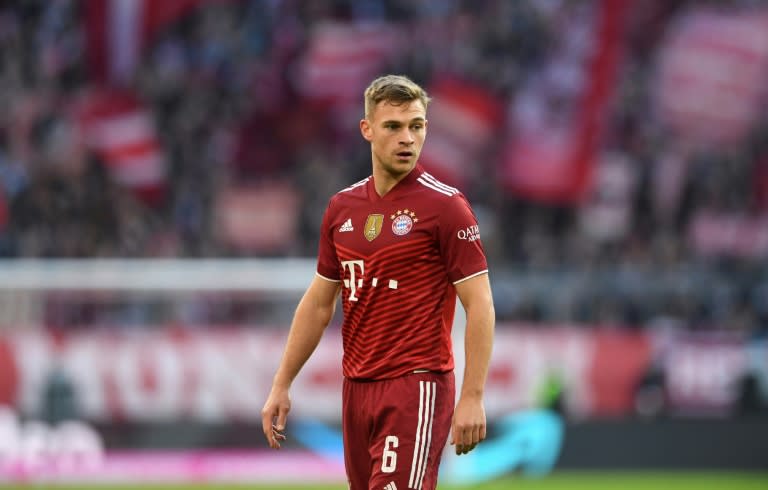 Bayern Munich's Joshua Kimmich suffered lung damage when he contracted Covid-19 in November (AFP/Christof STACHE)