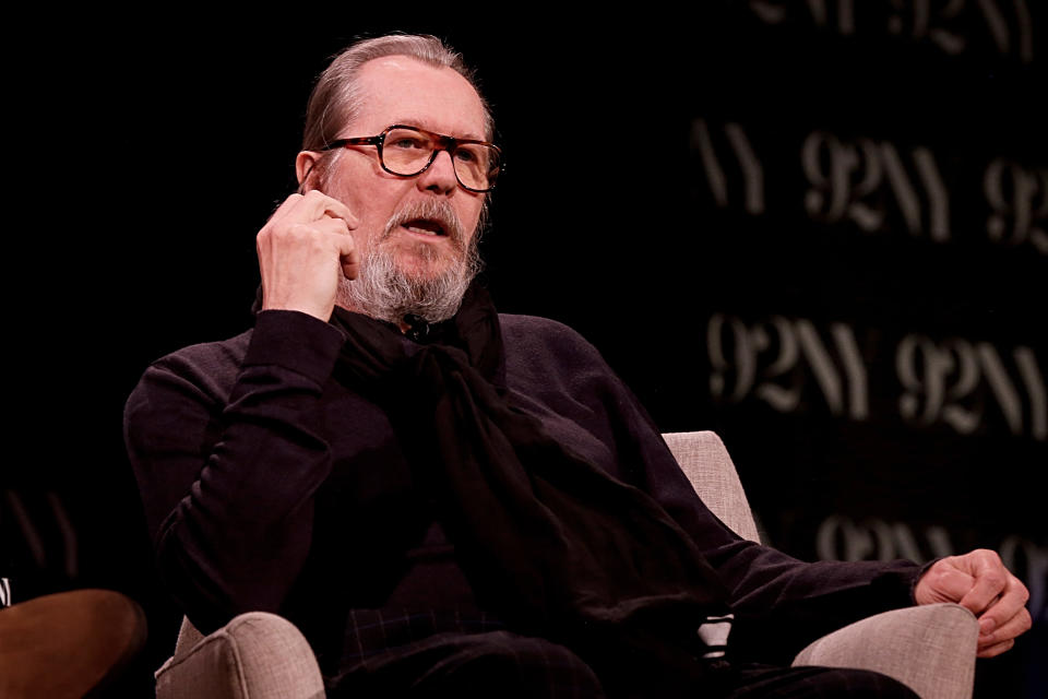 NEW YORK, NEW YORK - DECEMBER 08: Gary Oldman attends a conversation about Apple TV+'s 