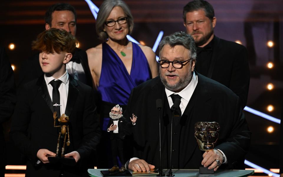 Guillermo del Toro wins a Bafta - Stuart Wilson/BAFTA/Getty