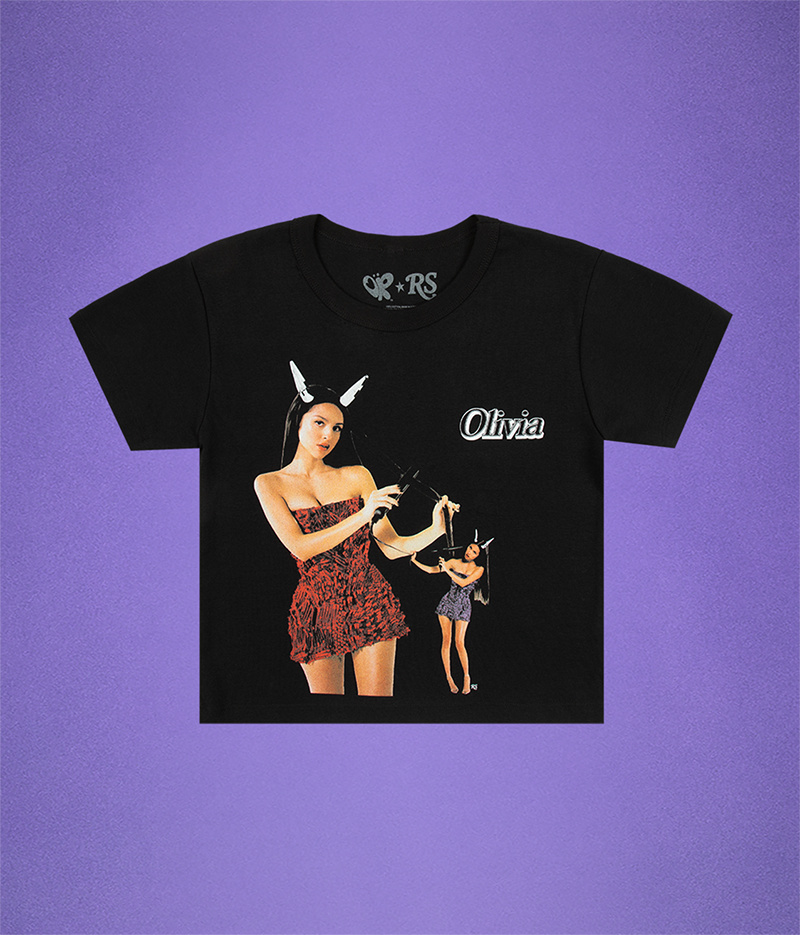 Olivia Rodrigo x Rolling Stone, merchandise, collection, crop T-shirt 