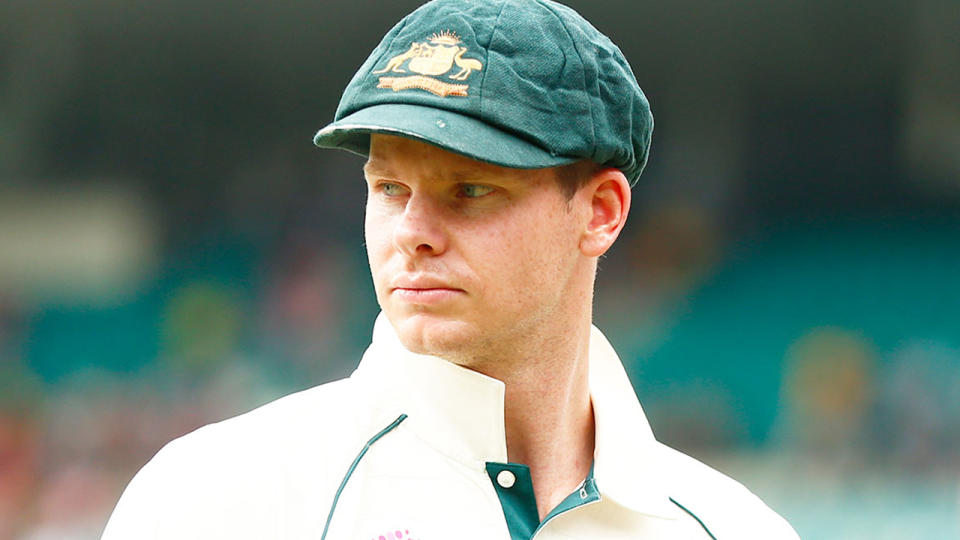 Steve Smith, pictured here in action for Australia in Test cricket.