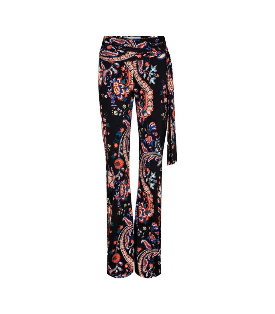 Floral Paisley Flared Pants